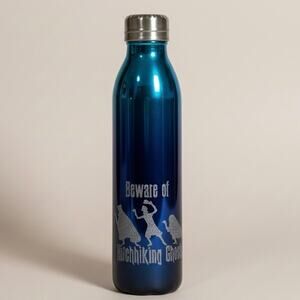 Custom Disney Haunted Mansion Hitchhiking Ghosts metal water bottle tumbler 17oz